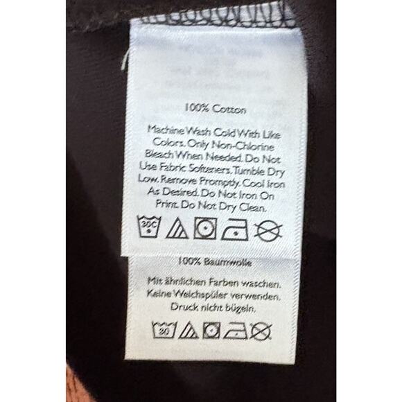 Eddie Bauer Black V-Neck Soft Cotton Blend Long Sleeve Knit Top Sz Medium NWT - Picture 4 of 4